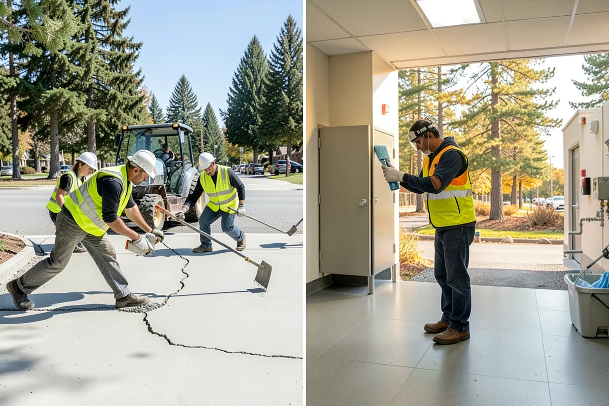 Court Pressure Washing in Gig Harbor, Pierce County, WA - Inspect coating type, lines, and surface sensitivity
