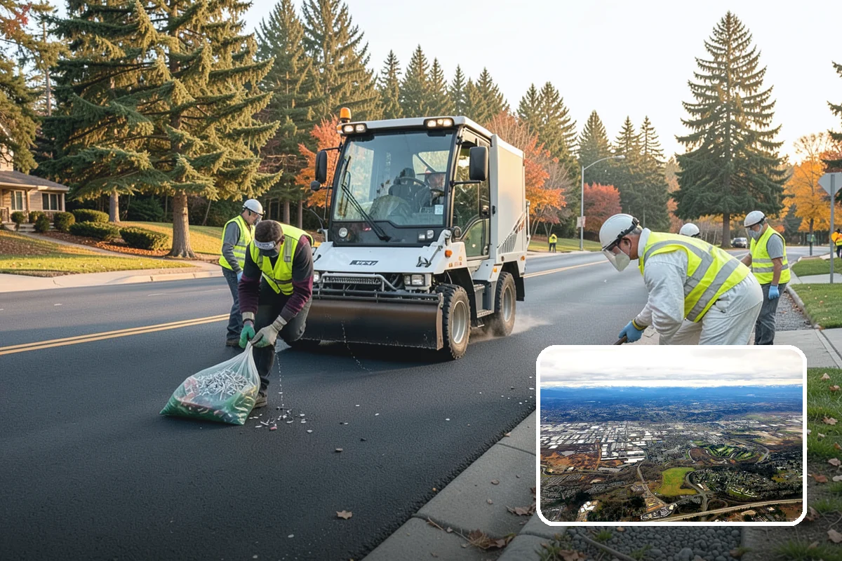 Court Pressure Washing in Kent, King County, WA - Recovers surface traction lost to moss and algae