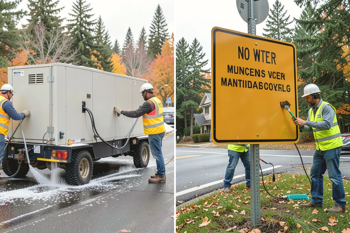 Court Pressure Washing in La Conner, Skagit County, WA - Inspect coating type, lines, and surface sensitivity