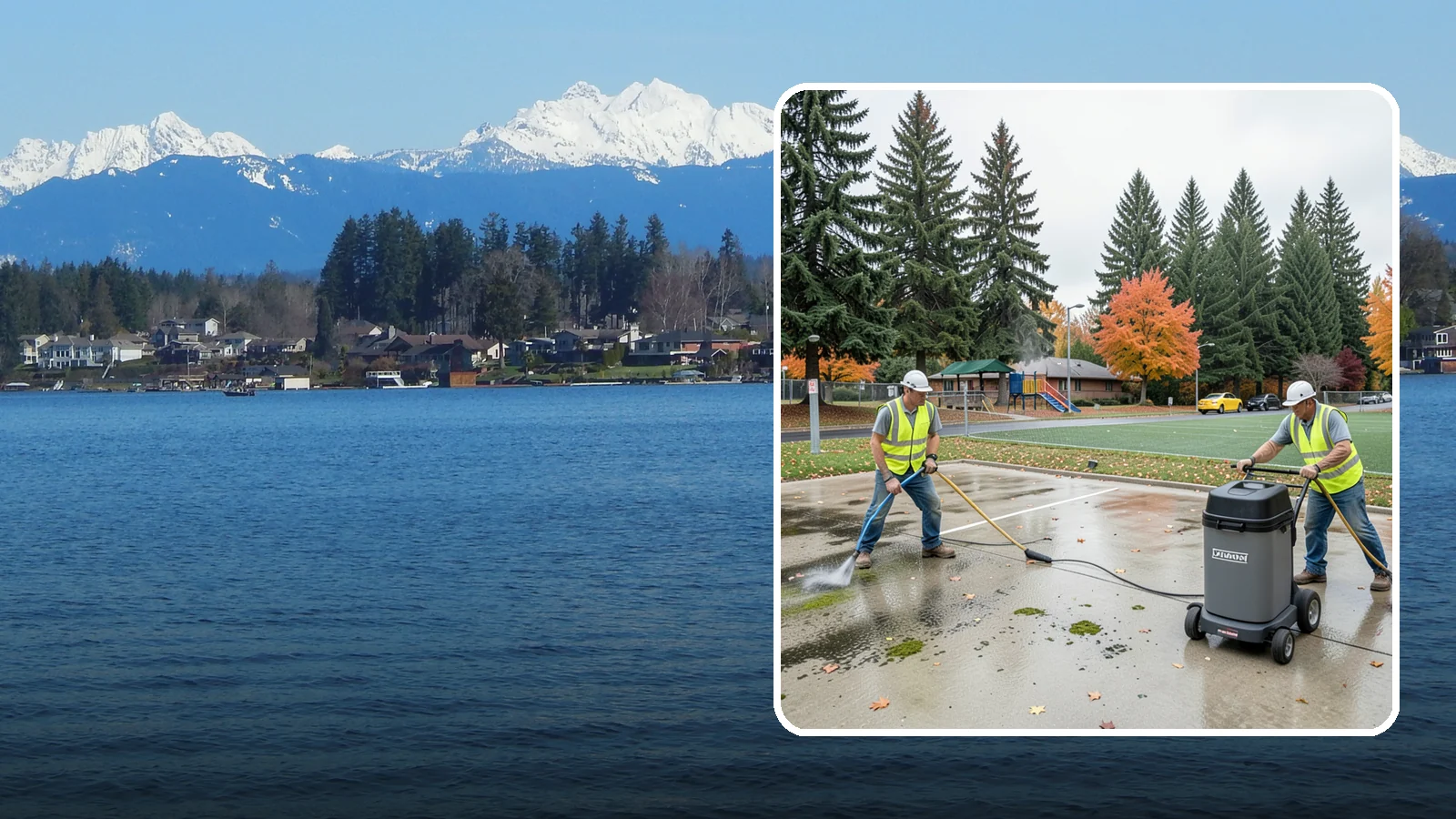 Court Pressure Washing in Lake Stevens, Snohomish County, WA - Targeted pressure washing that removes moss, algae, and grime from public sport court surfaces.