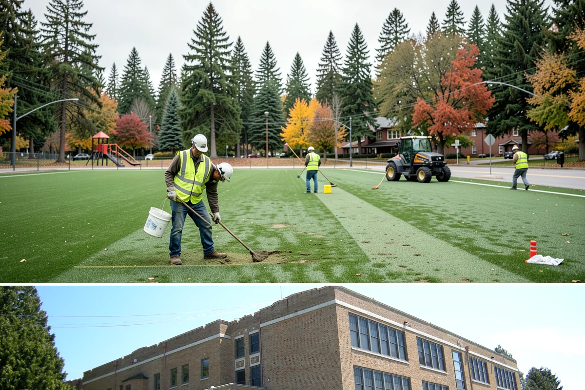 Court Pressure Washing in Maple Valley, King County, WA - Washing is most effective spring through fall, with a pre-summer cleaning recommended ahead of peak programming.