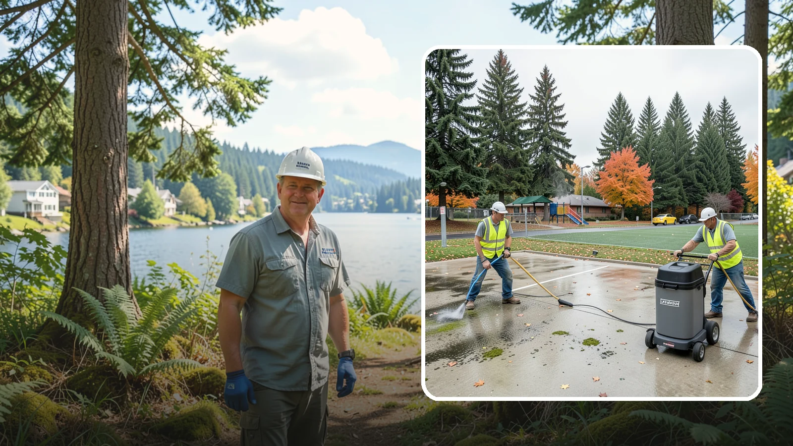 Court Pressure Washing in Milton, King County, WA - Targeted pressure washing that removes moss, algae, and grime from public sport court surfaces.