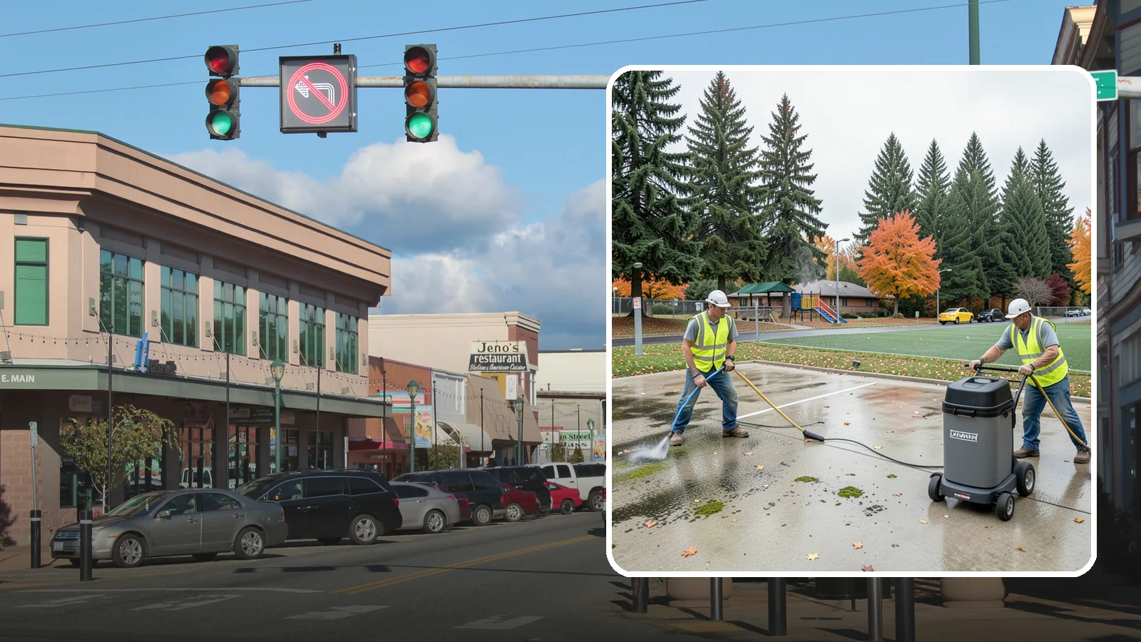 Court Pressure Washing in Monroe, Snohomish County, WA - Targeted pressure washing that removes moss, algae, and grime from public sport court surfaces.