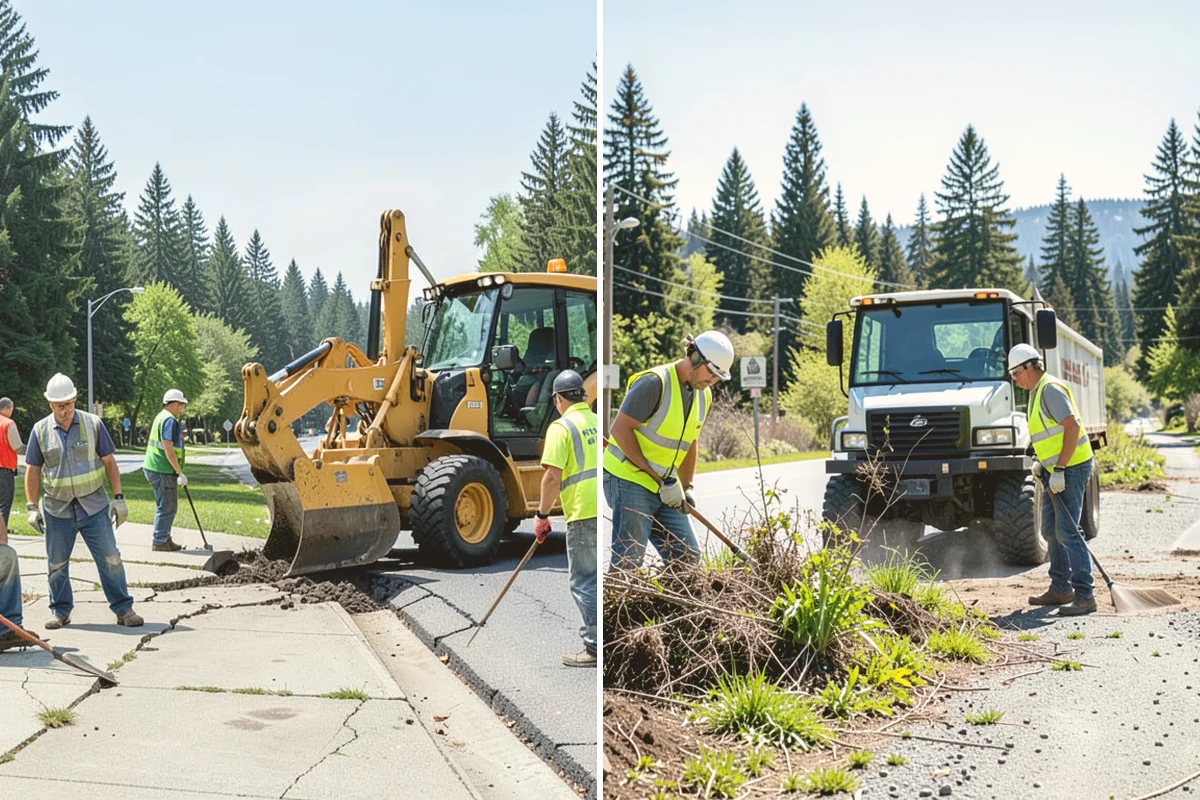 Court Pressure Washing in Newcastle, King County, WA - Inspect coating type, lines, and surface sensitivity