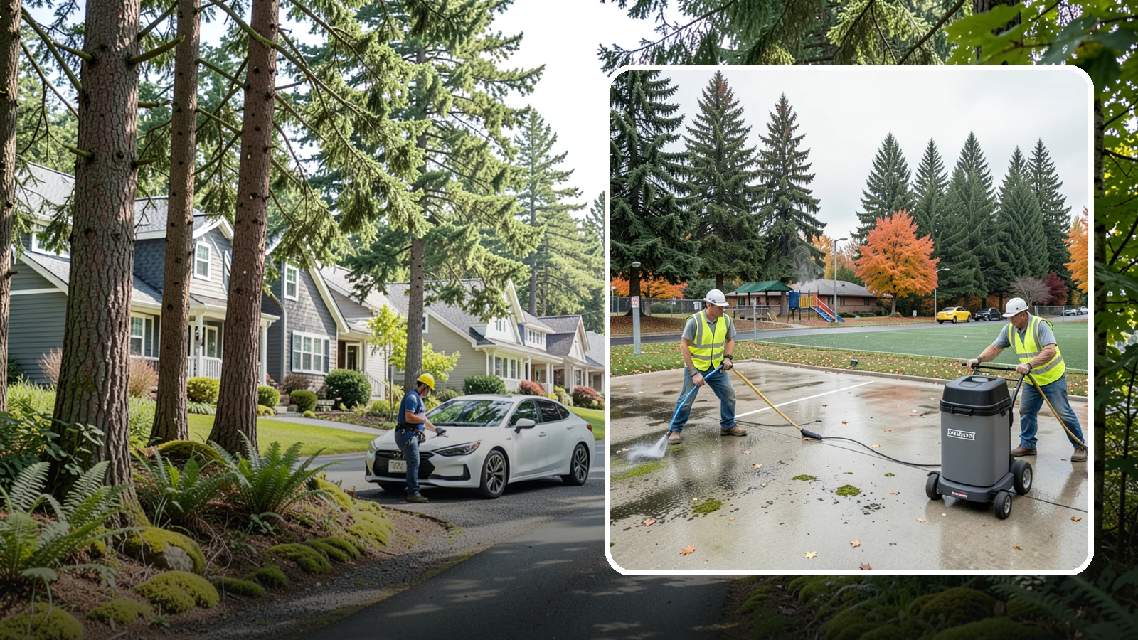 Court Pressure Washing in Normandy Park, King County, WA - Targeted pressure washing that removes moss, algae, and grime from public sport court surfaces.