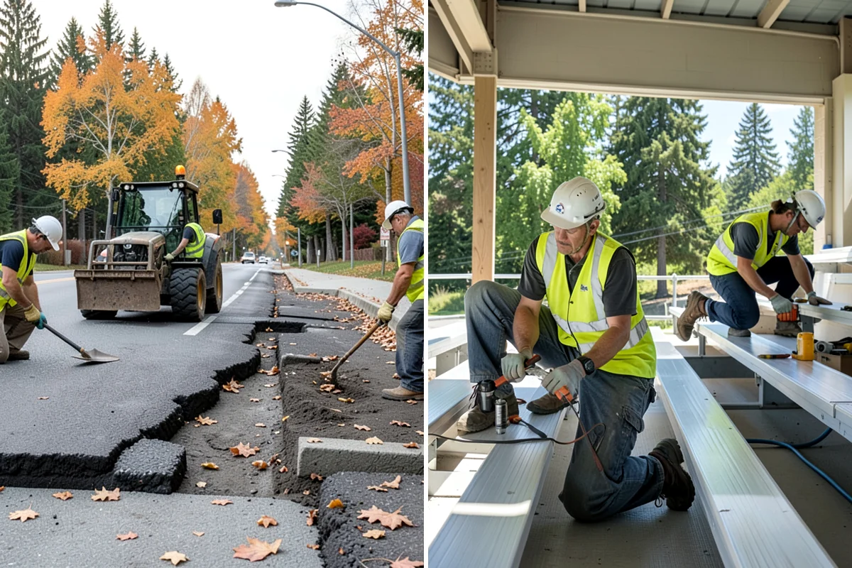 Court Pressure Washing in Normandy Park, King County, WA - Inspect coating type, lines, and surface sensitivity
