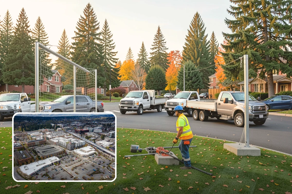 Court Pressure Washing in Redmond, King County, WA - Recovers surface traction lost to moss and algae