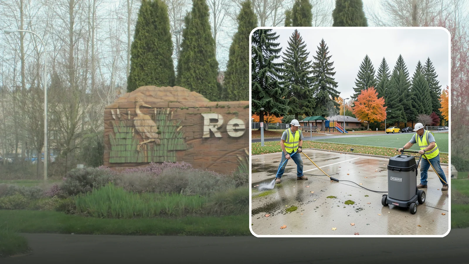 Court Pressure Washing in Renton, King County, WA - Targeted pressure washing that removes moss, algae, and grime from public sport court surfaces.