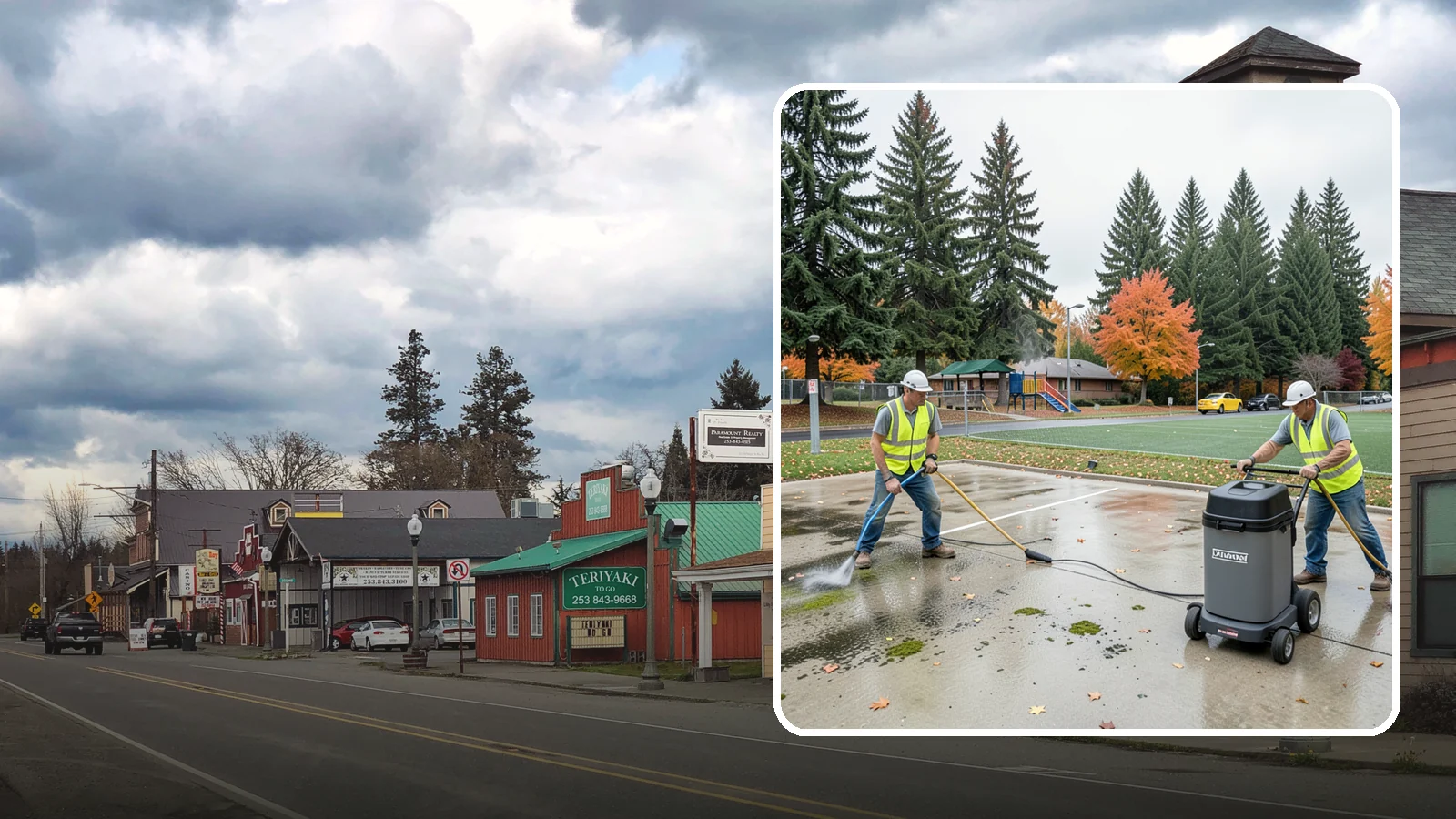 Court Pressure Washing in Roy, Pierce County, WA - Targeted pressure washing that removes moss, algae, and grime from public sport court surfaces.