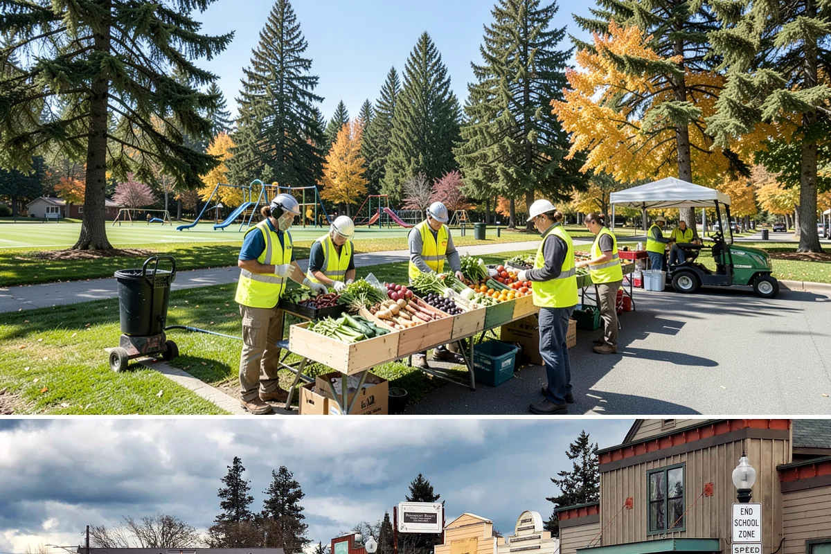 Court Pressure Washing in Roy, Pierce County, WA - Washing is most effective spring through fall, with a pre-summer cleaning recommended ahead of peak programming.