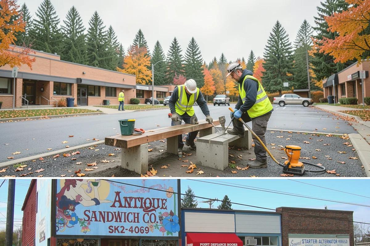 Court Pressure Washing in Ruston, Pierce County, WA - Washing is most effective spring through fall, with a pre-summer cleaning recommended ahead of peak programming.