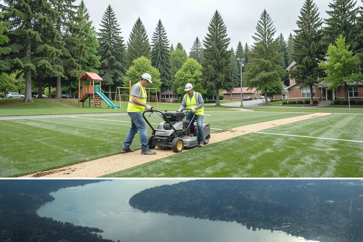 Court Pressure Washing in Sammamish, King County, WA - Washing is most effective spring through fall, with a pre-summer cleaning recommended ahead of peak programming.