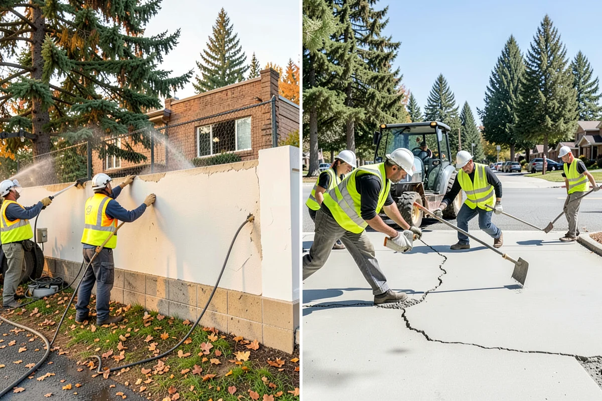 Court Pressure Washing in Seattle, King County, WA - Inspect coating type, lines, and surface sensitivity