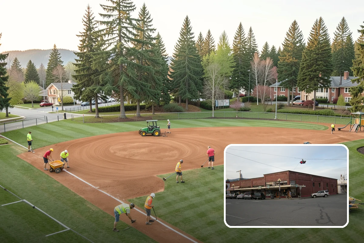 Court Pressure Washing in Sedro-Woolley, Skagit County, WA - Recovers surface traction lost to moss and algae