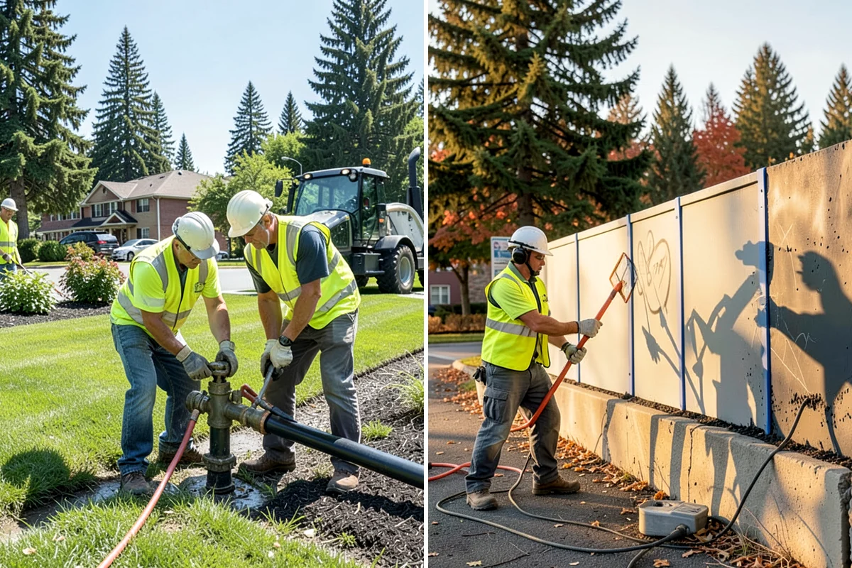 Court Pressure Washing in Shoreline, King County, WA - Inspect coating type, lines, and surface sensitivity