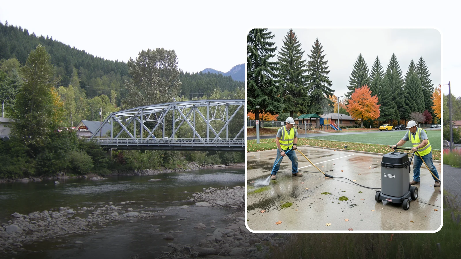 Court Pressure Washing in Skykomish, King County, WA - Targeted pressure washing that removes moss, algae, and grime from public sport court surfaces.