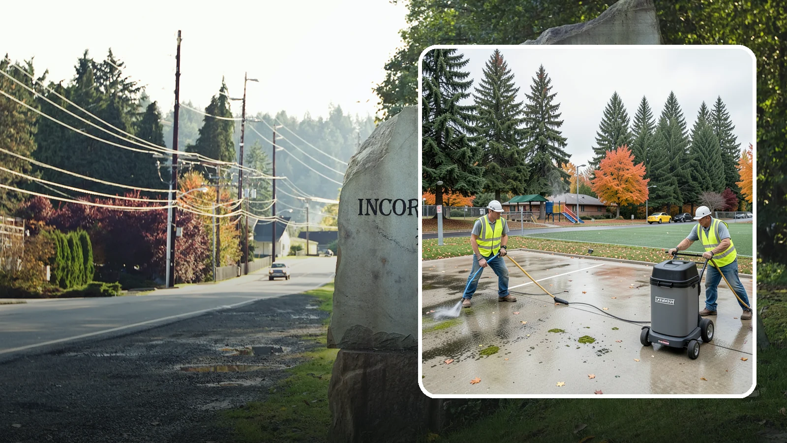 Court Pressure Washing in Wilkeson, Pierce County, WA - Targeted pressure washing that removes moss, algae, and grime from public sport court surfaces.