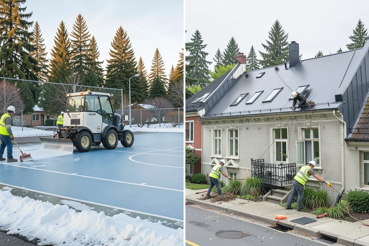 Court Pressure Washing in Woodinville, King County, WA - Inspect coating type, lines, and surface sensitivity