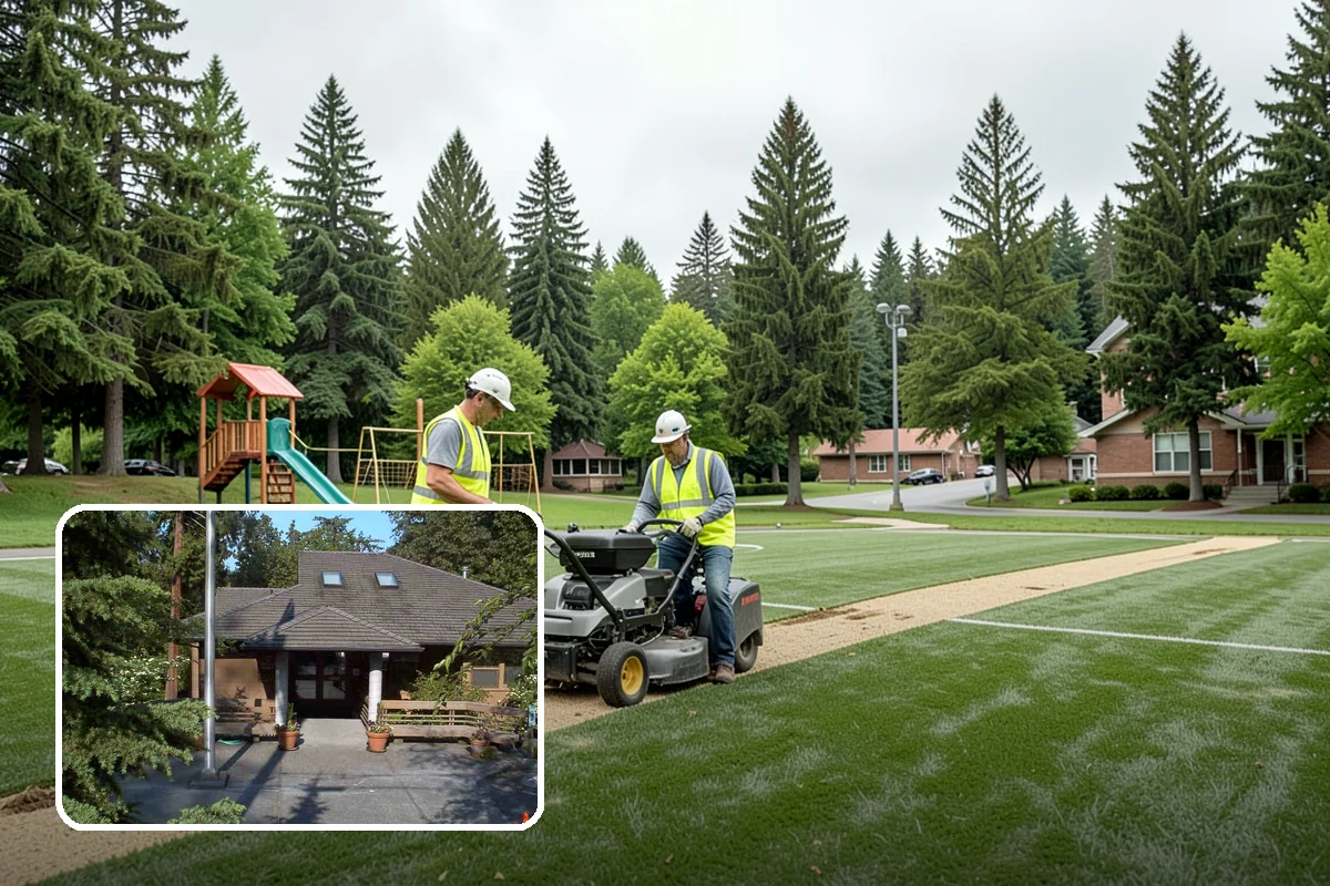 Court Pressure Washing in Yarrow Point, King County, WA - Recovers surface traction lost to moss and algae