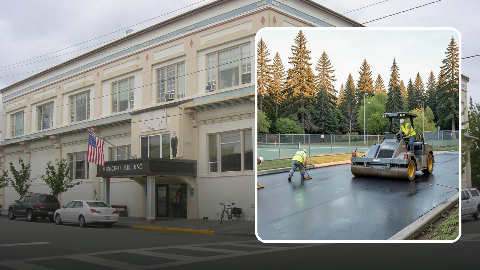 Court Resurfacing (Acrylic) in Anacortes, Skagit County, WA - An acrylic resurfacing service that restores tennis, pickleball, and basketball courts across Western Washington municipal...