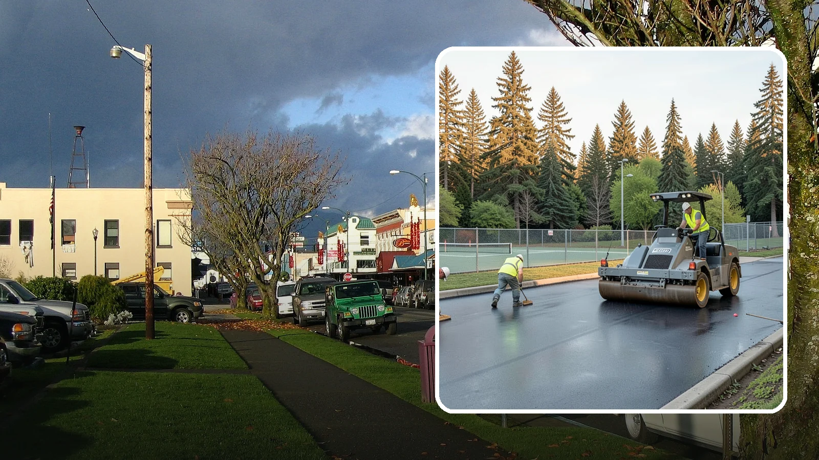 Court Resurfacing (Acrylic) in Arlington, Snohomish County, WA - An acrylic resurfacing service that restores tennis, pickleball, and basketball courts across Western Washington municipal...