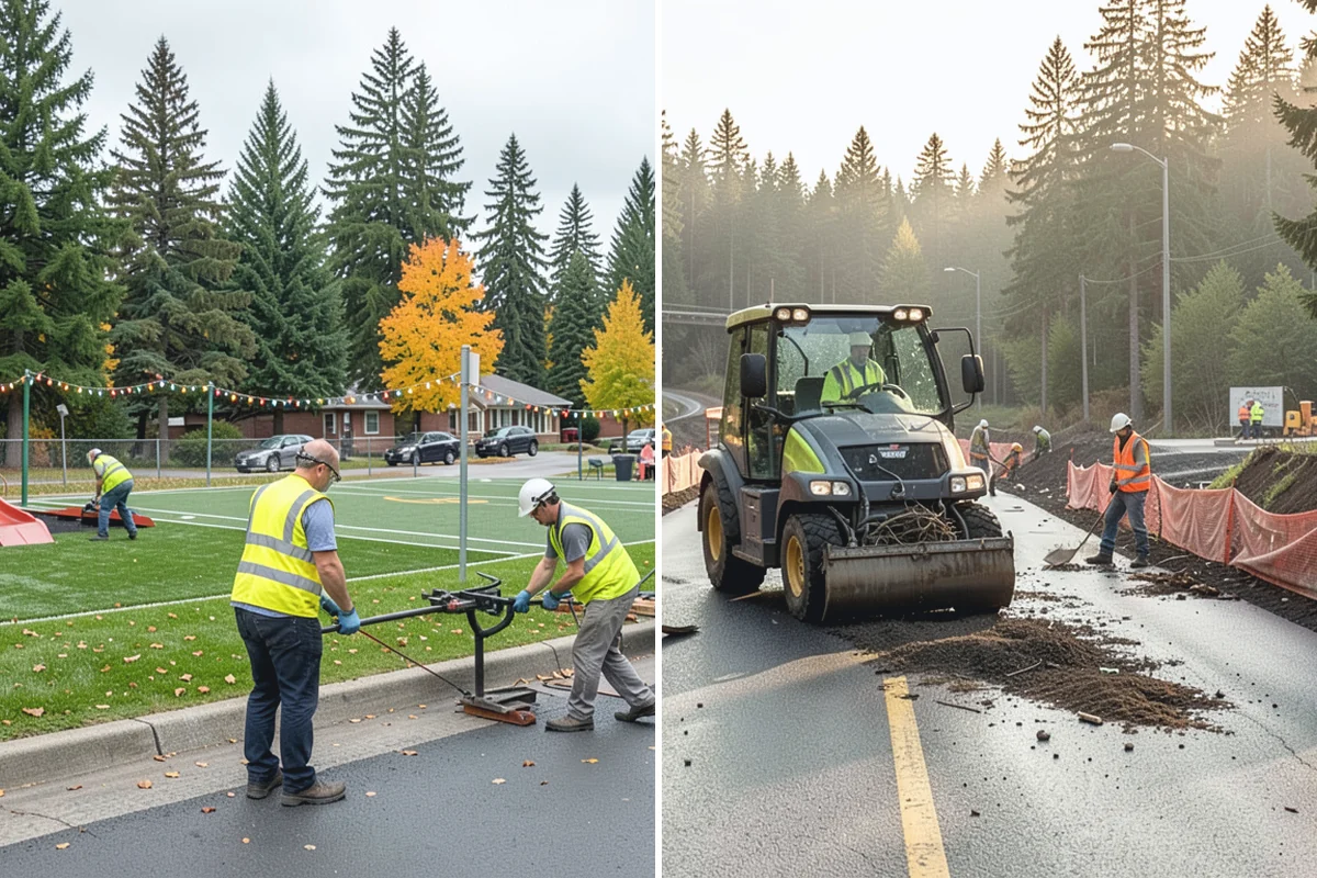 Court Resurfacing (Acrylic) in Beaux Arts Village, King County, WA - Assess slab condition, drainage, and existing coating adhesion