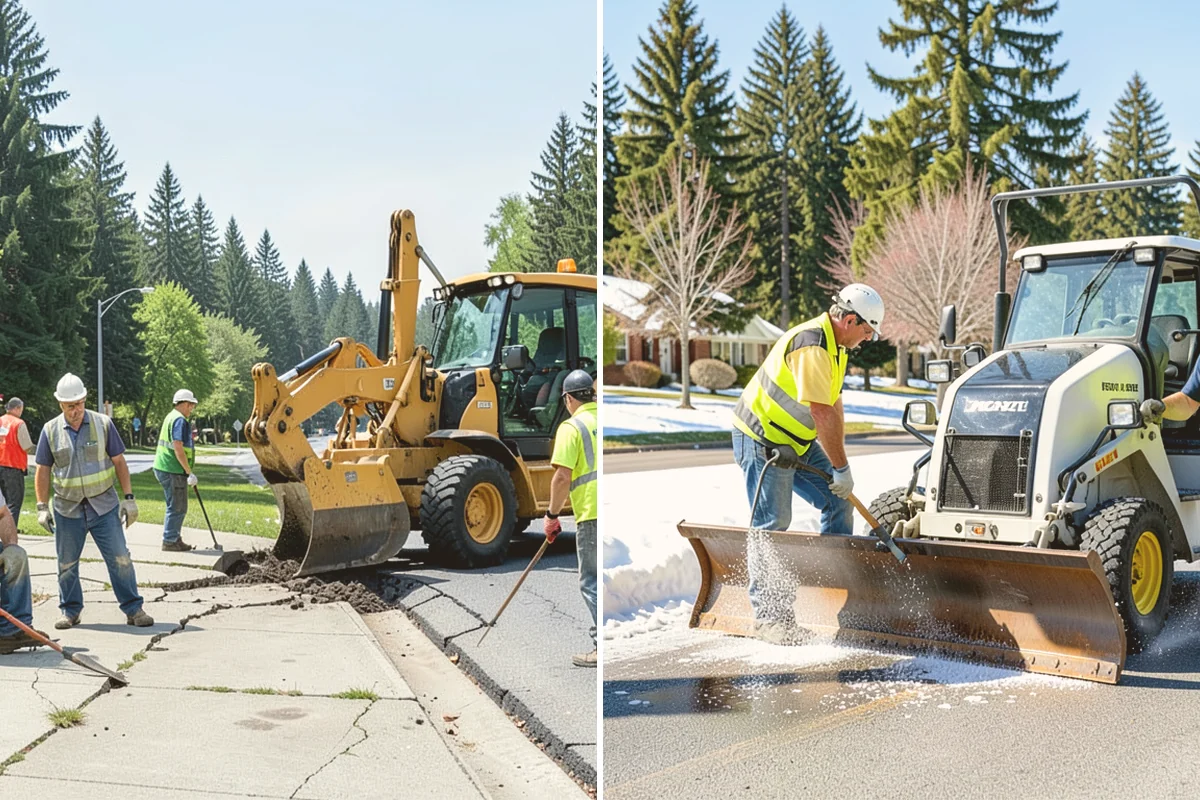 Court Resurfacing (Acrylic) in Bellevue, King County, WA - Assess slab condition, drainage, and existing coating adhesion