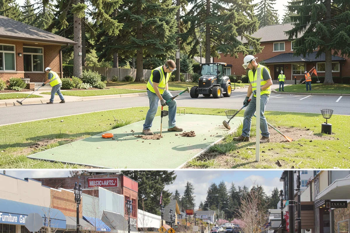 Court Resurfacing (Acrylic) in Bothell, King County, WA - Late spring through early fall offers the dry, warmer temperatures acrylic coatings need to cure properly in Western Washington.