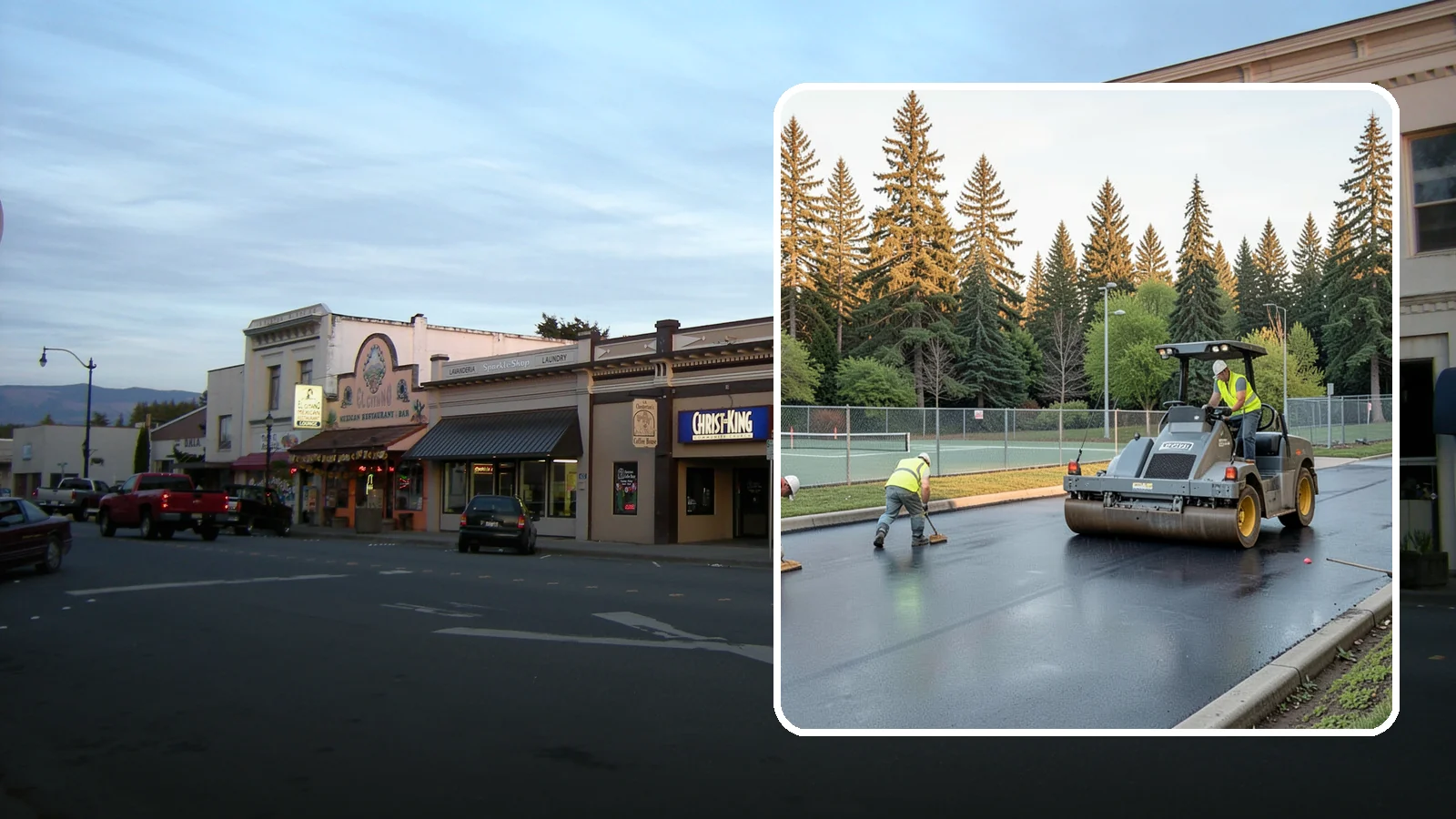 Court Resurfacing (Acrylic) in Burlington, Skagit County, WA - An acrylic resurfacing service that restores tennis, pickleball, and basketball courts across Western Washington municipal...
