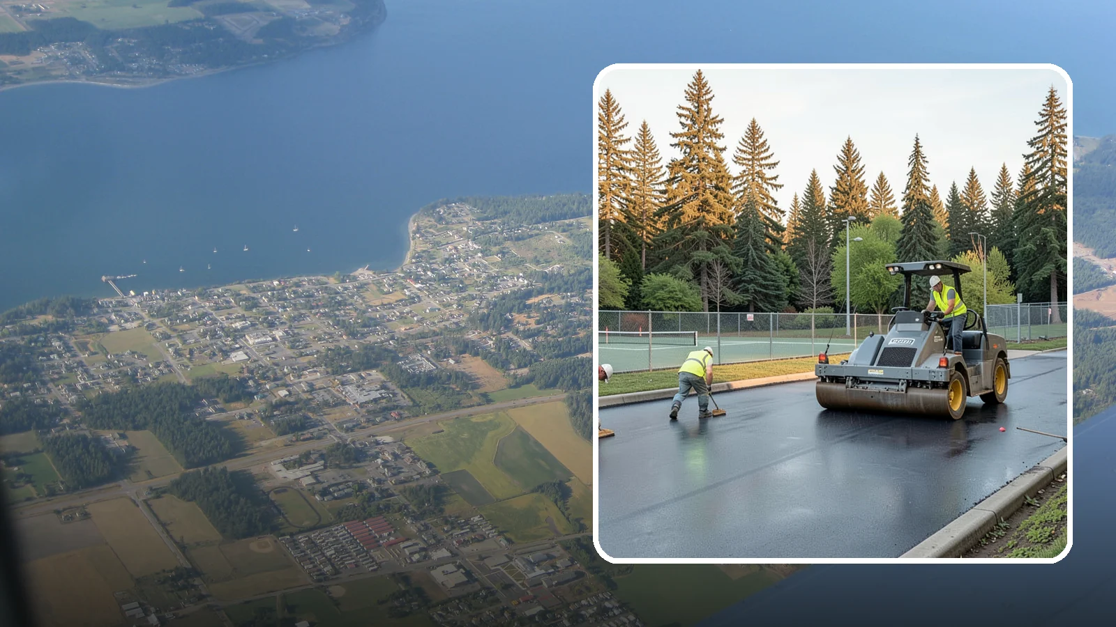 Court Resurfacing (Acrylic) in Coupeville, Island County, WA - An acrylic resurfacing service that restores tennis, pickleball, and basketball courts across Western Washington municipal...
