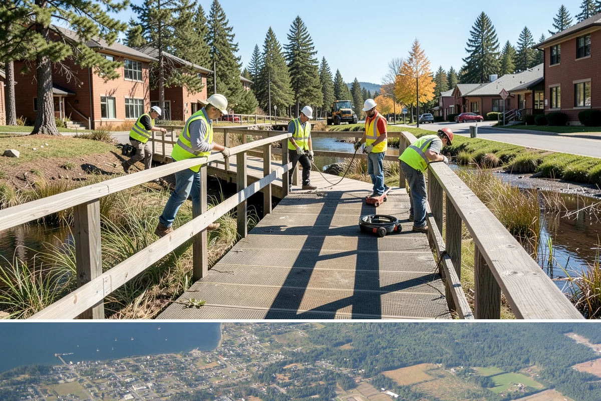 Court Resurfacing (Acrylic) in Coupeville, Island County, WA - Late spring through early fall offers the dry, warmer temperatures acrylic coatings need to cure properly in Western Washington.