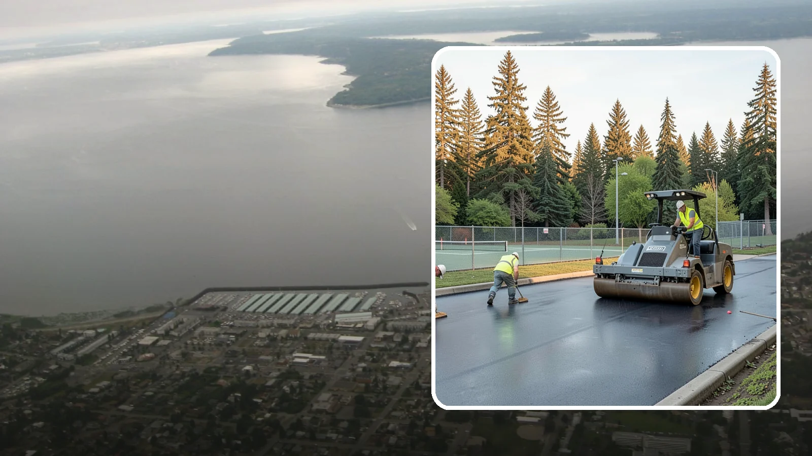 Court Resurfacing (Acrylic) in Des Moines, King County, WA - An acrylic resurfacing service that restores tennis, pickleball, and basketball courts across Western Washington municipal...