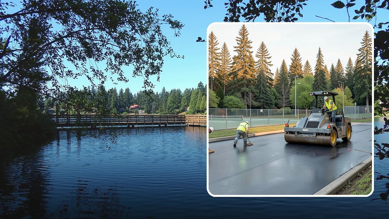 Court Resurfacing (Acrylic) in Federal Way, King County, WA - An acrylic resurfacing service that restores tennis, pickleball, and basketball courts across Western Washington municipal...
