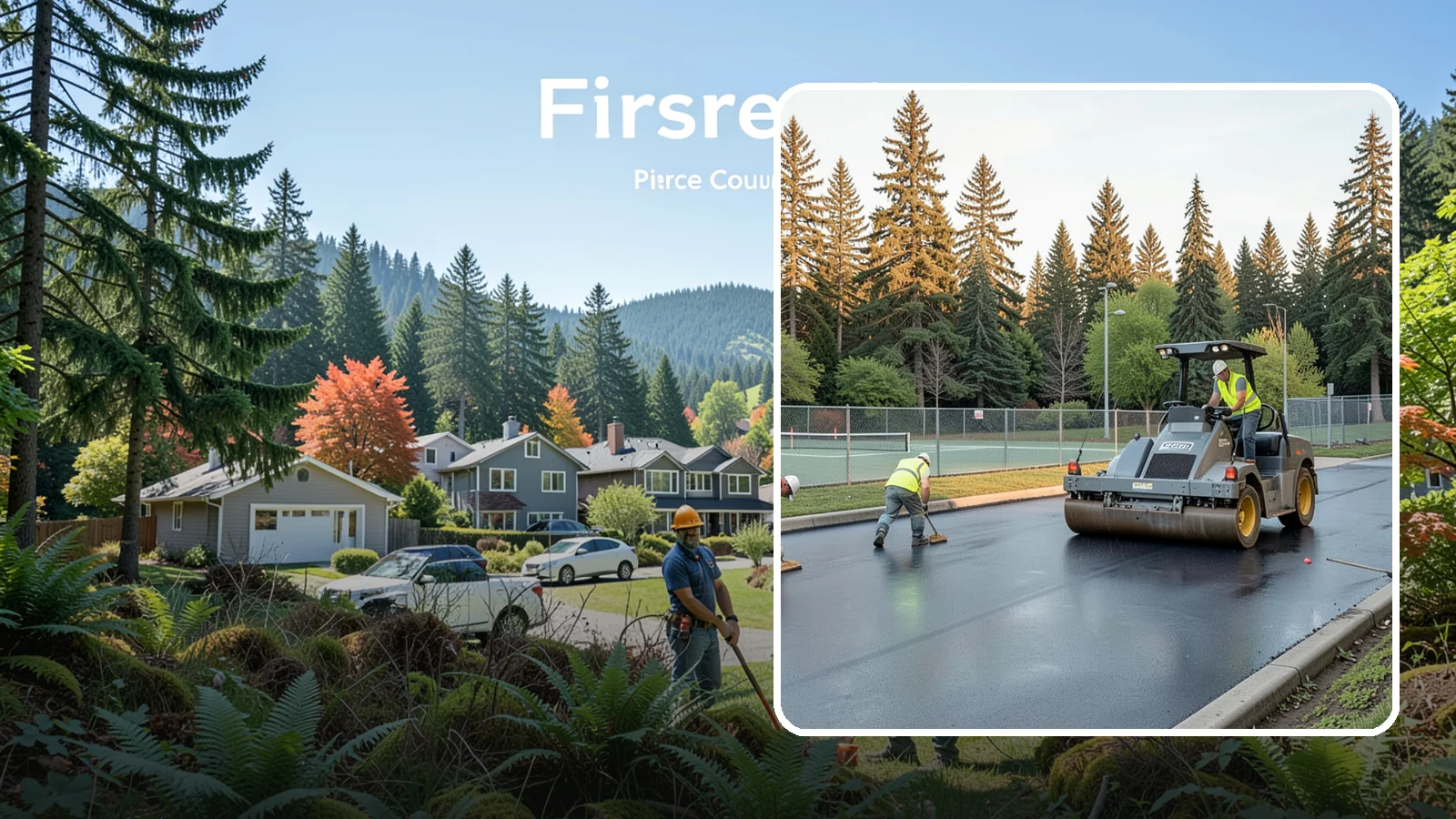 Court Resurfacing (Acrylic) in Fircrest, Pierce County, WA - An acrylic resurfacing service that restores tennis, pickleball, and basketball courts across Western Washington municipal...
