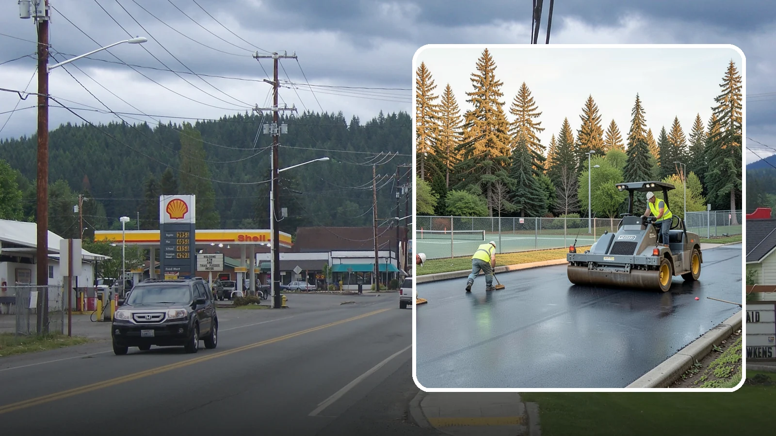 Court Resurfacing (Acrylic) in Granite Falls, Snohomish County, WA - An acrylic resurfacing service that restores tennis, pickleball, and basketball courts across Western Washington municipal...