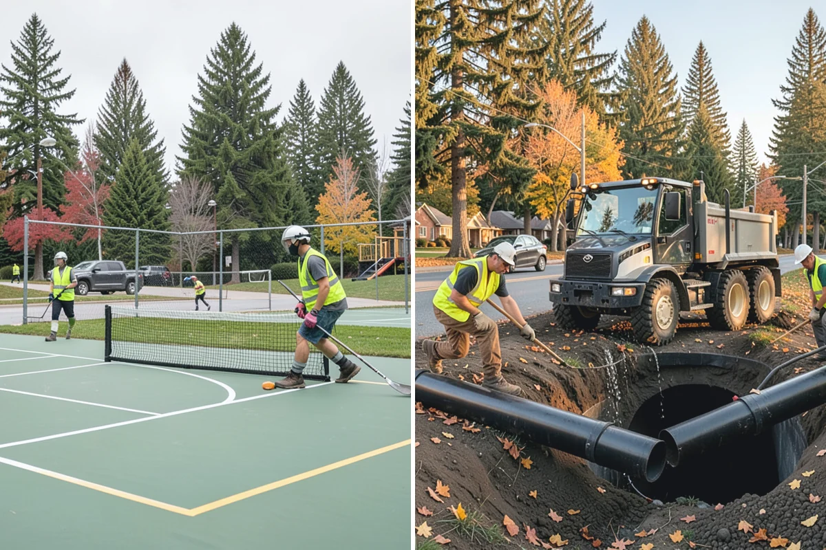 Court Resurfacing (Acrylic) in Granite Falls, Snohomish County, WA - Assess slab condition, drainage, and existing coating adhesion