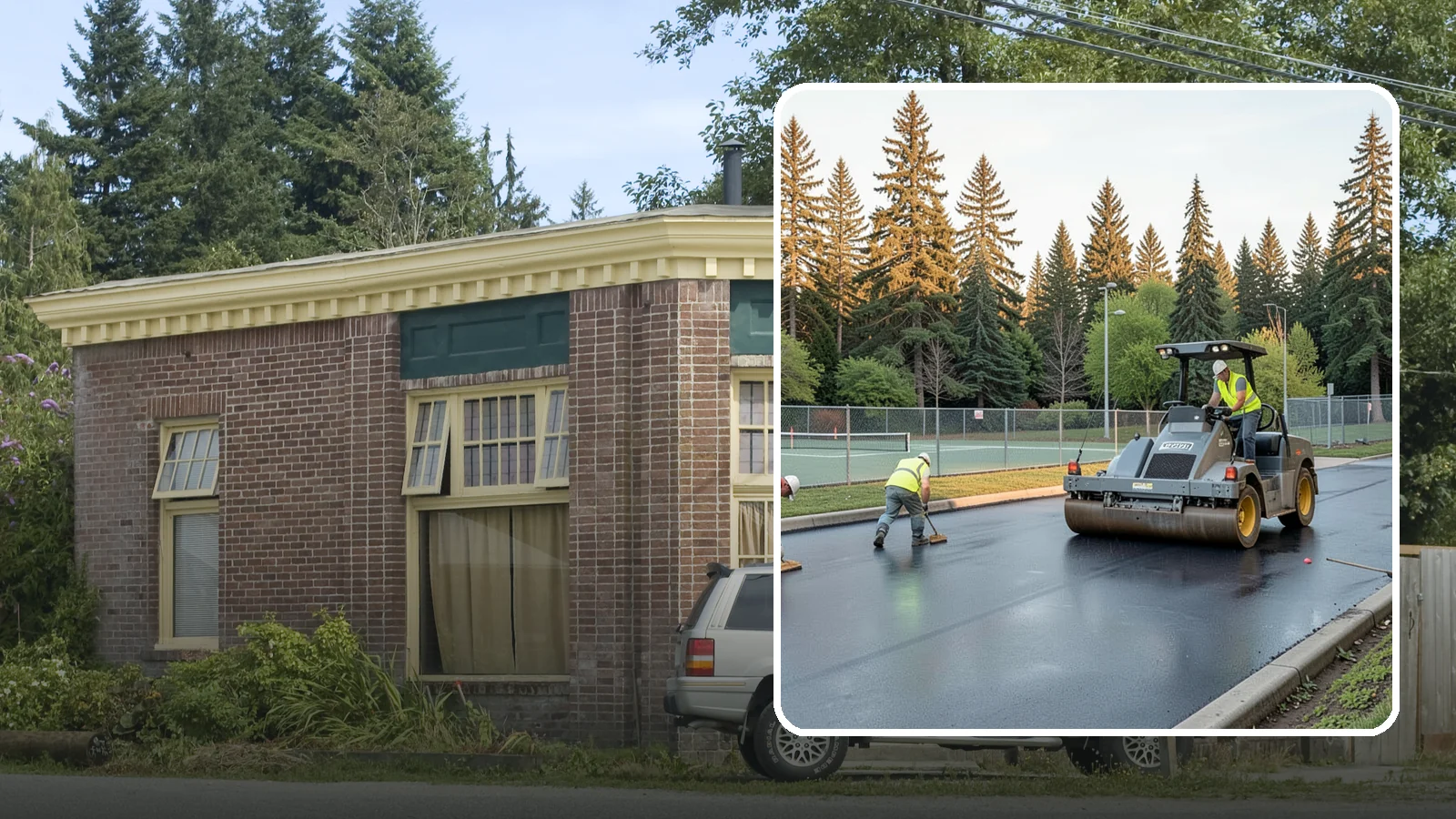 Court Resurfacing (Acrylic) in Hamilton, Skagit County, WA - An acrylic resurfacing service that restores tennis, pickleball, and basketball courts across Western Washington municipal...