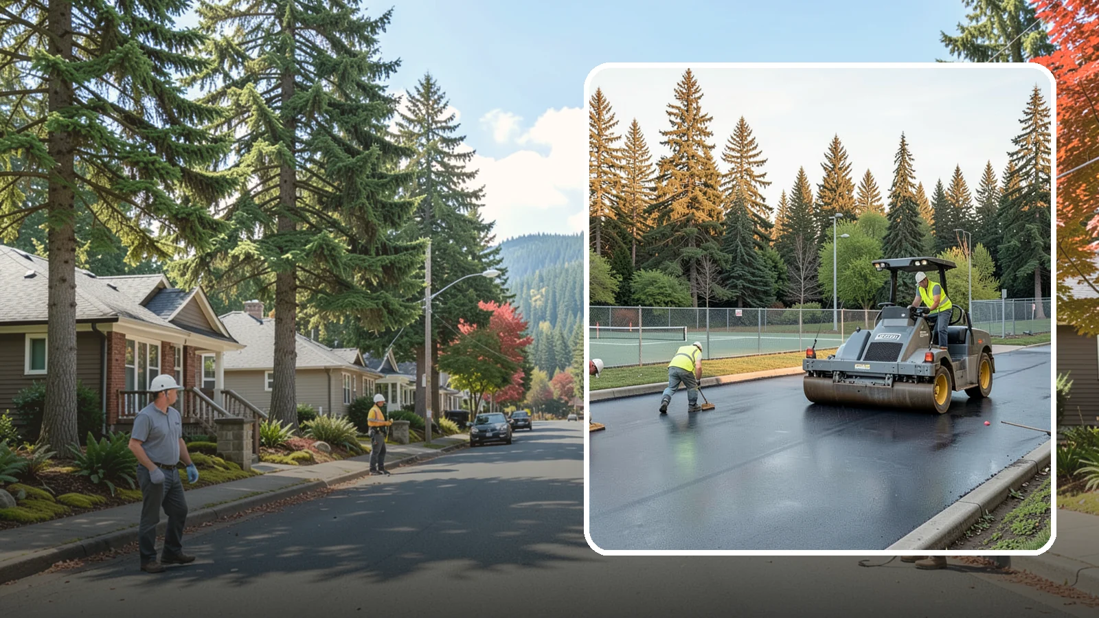 Court Resurfacing (Acrylic) in Hunts Point, King County, WA - An acrylic resurfacing service that restores tennis, pickleball, and basketball courts across Western Washington municipal...