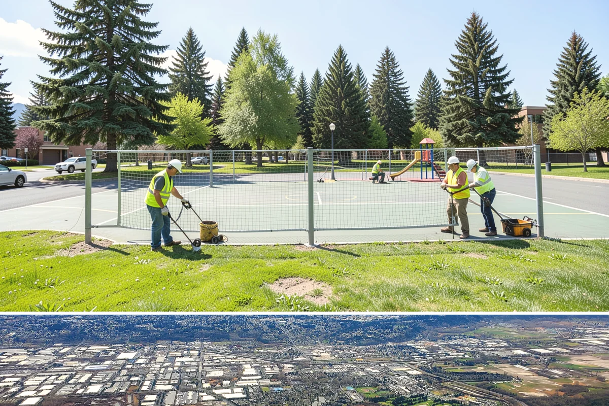 Court Resurfacing (Acrylic) in Kent, King County, WA - Late spring through early fall offers the dry, warmer temperatures acrylic coatings need to cure properly in Western Washington.