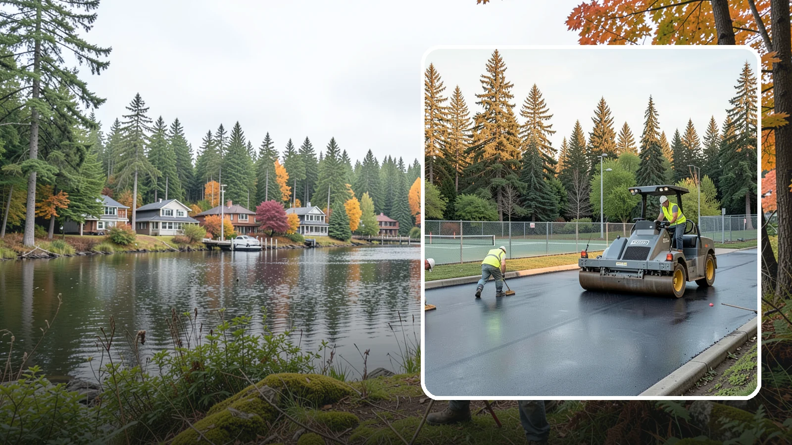 Court Resurfacing (Acrylic) in La Conner, Skagit County, WA - An acrylic resurfacing service that restores tennis, pickleball, and basketball courts across Western Washington municipal...