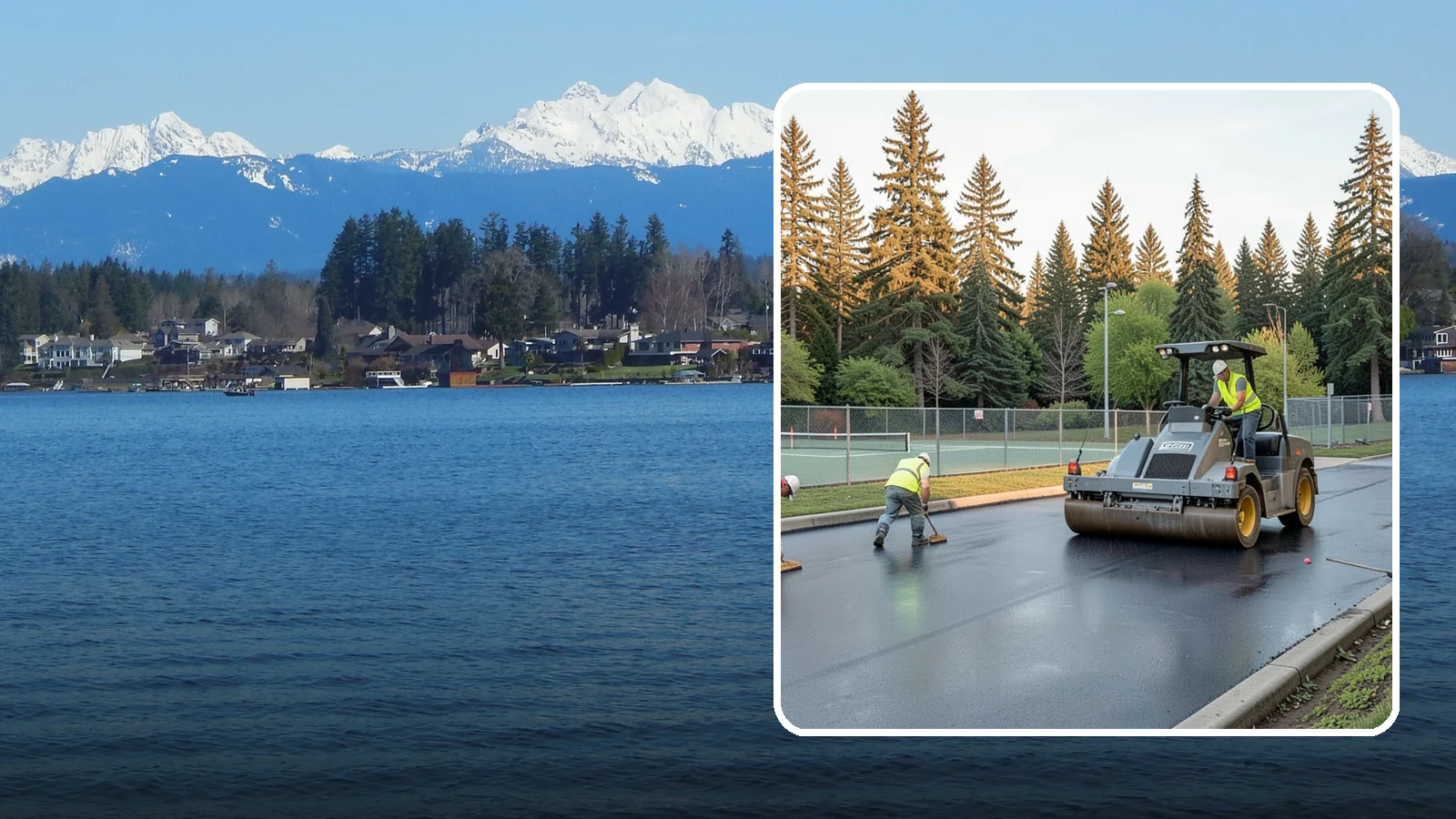 Court Resurfacing (Acrylic) in Lake Stevens, Snohomish County, WA - An acrylic resurfacing service that restores tennis, pickleball, and basketball courts across Western Washington municipal...