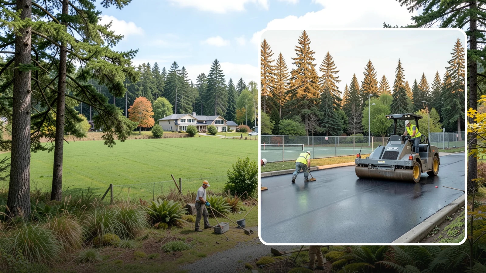 Court Resurfacing (Acrylic) in Lyman, Skagit County, WA - An acrylic resurfacing service that restores tennis, pickleball, and basketball courts across Western Washington municipal...