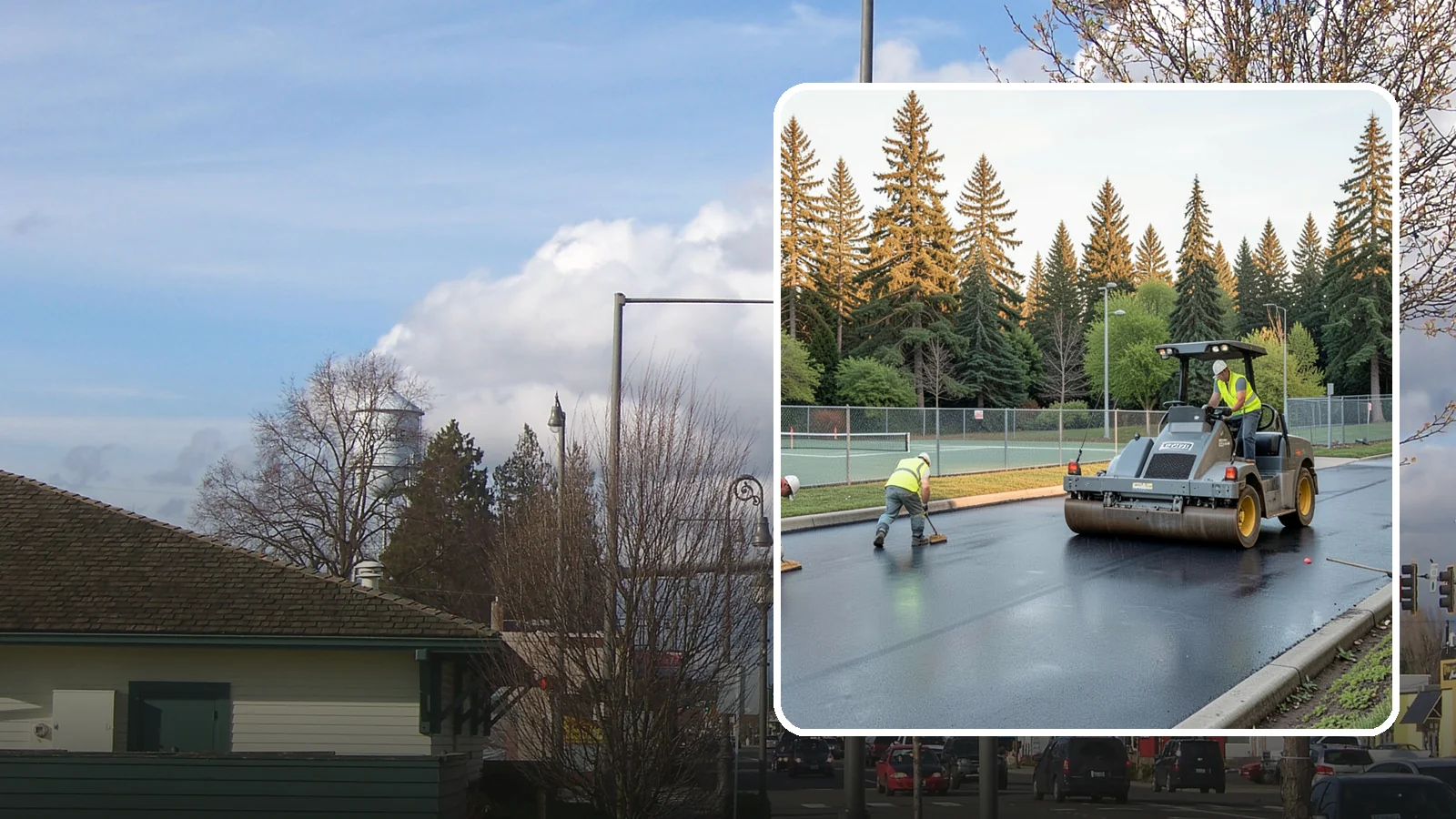 Court Resurfacing (Acrylic) in Marysville, Snohomish County, WA - An acrylic resurfacing service that restores tennis, pickleball, and basketball courts across Western Washington municipal...