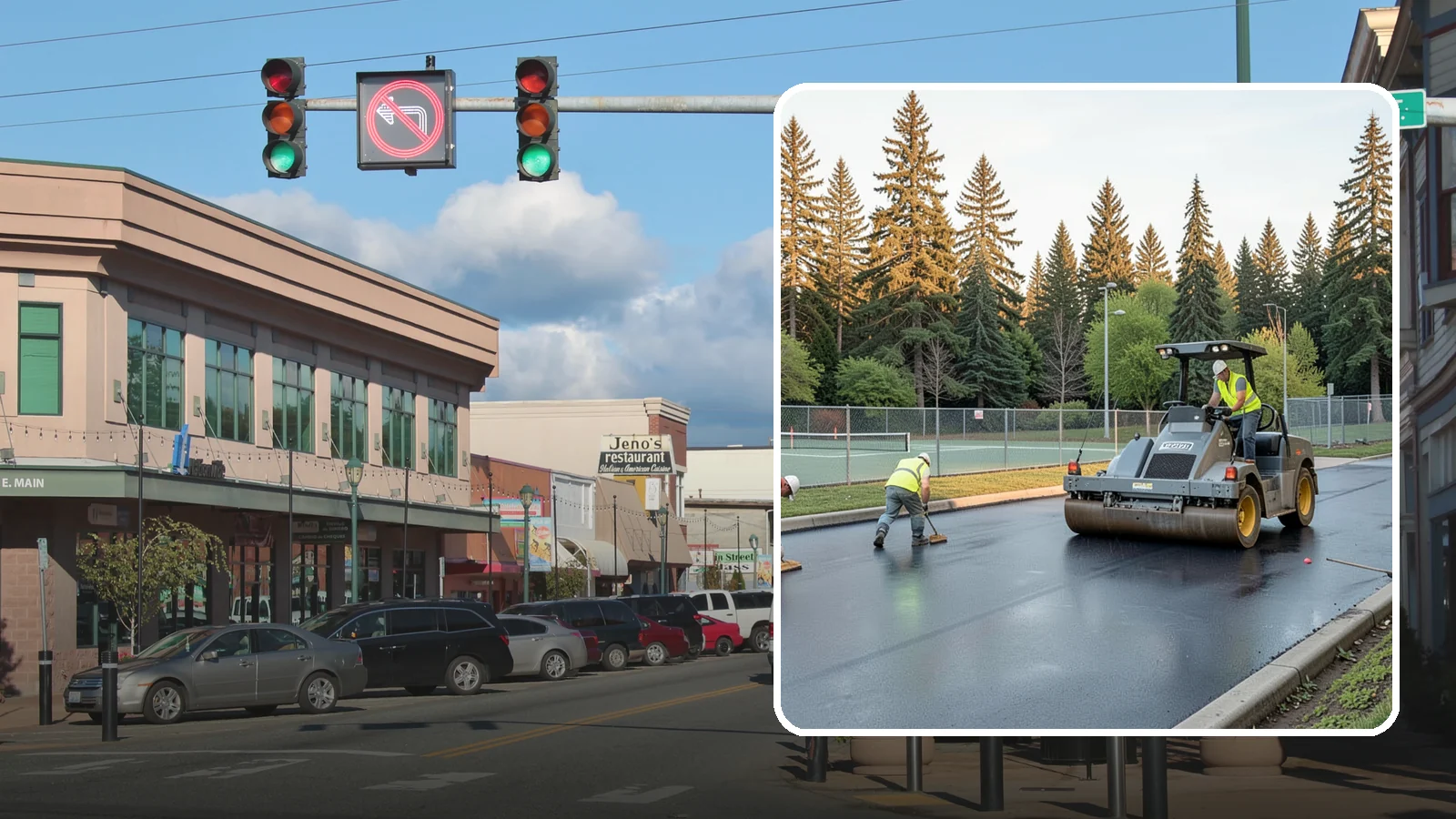 Court Resurfacing (Acrylic) in Monroe, Snohomish County, WA - An acrylic resurfacing service that restores tennis, pickleball, and basketball courts across Western Washington municipal...