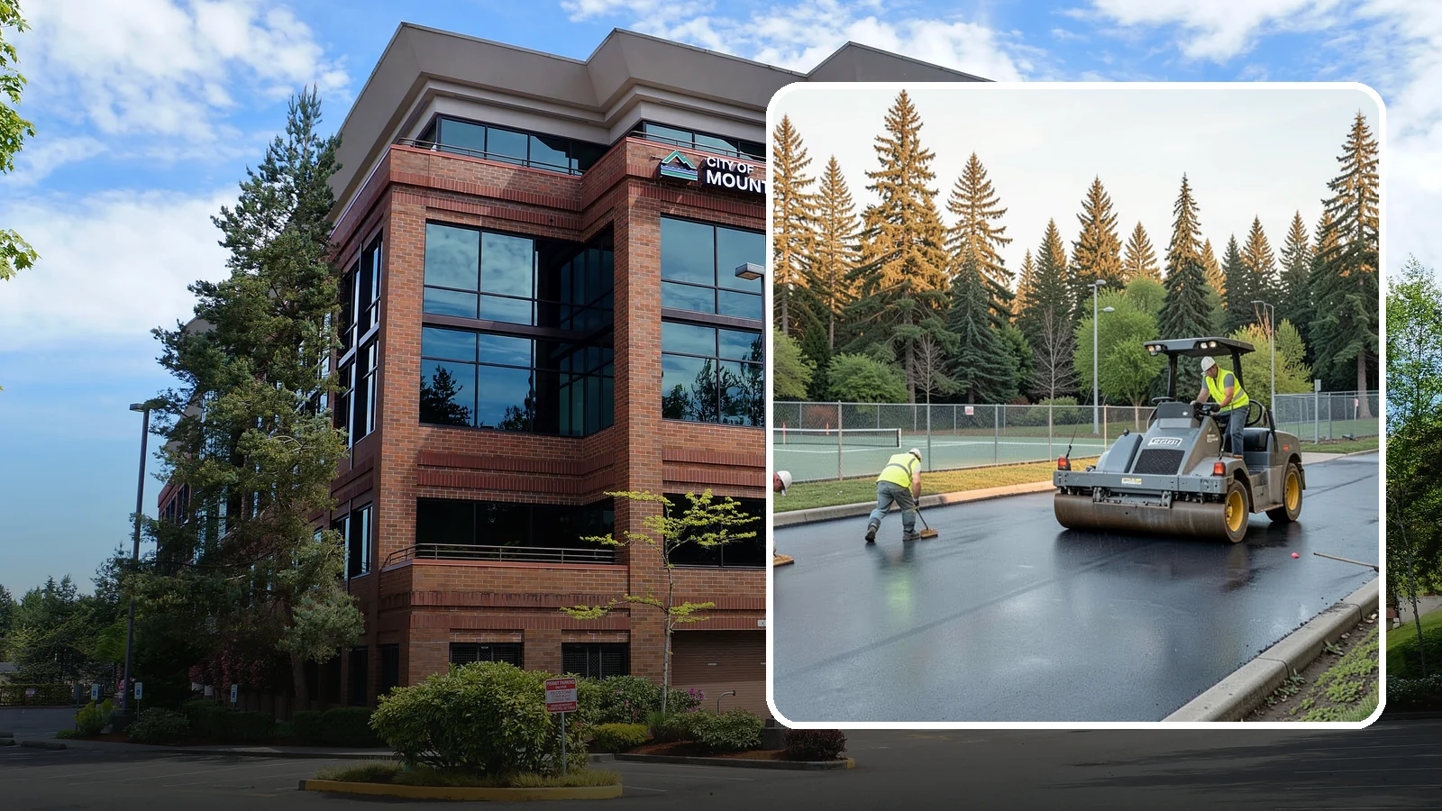 Court Resurfacing (Acrylic) in Mountlake Terrace, Snohomish County, WA - An acrylic resurfacing service that restores tennis, pickleball, and basketball courts across Western Washington municipal...