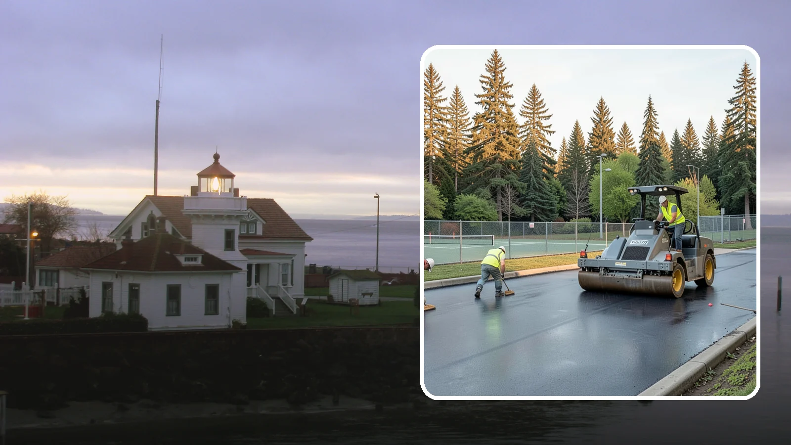 Court Resurfacing (Acrylic) in Mukilteo, Snohomish County, WA - An acrylic resurfacing service that restores tennis, pickleball, and basketball courts across Western Washington municipal...