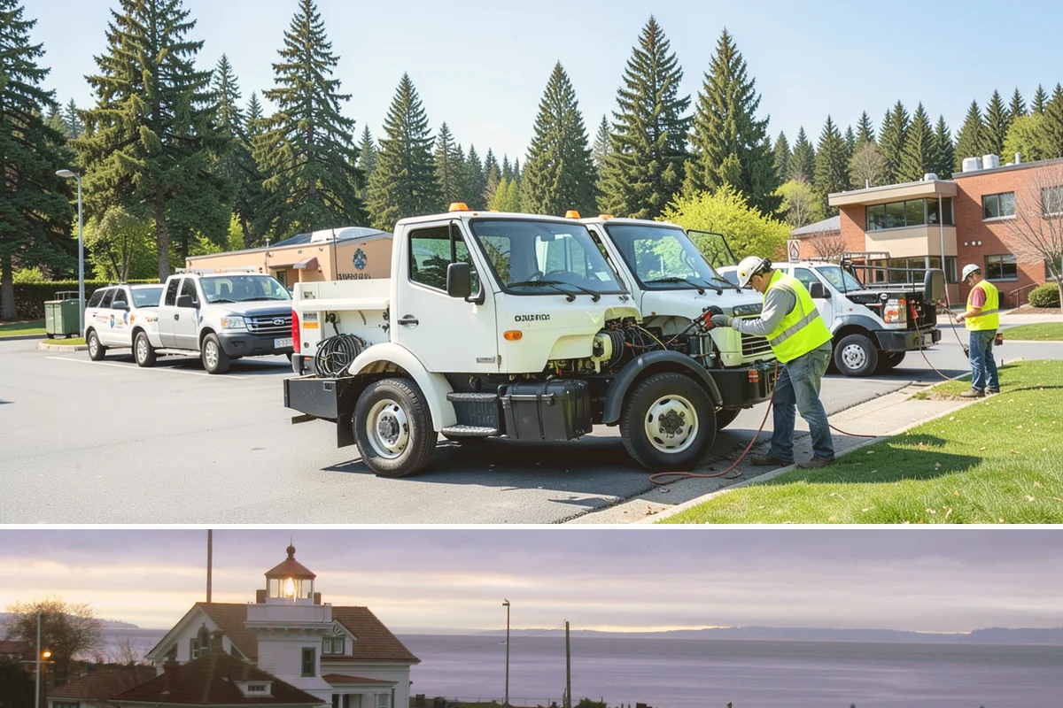 Court Resurfacing (Acrylic) in Mukilteo, Snohomish County, WA - Late spring through early fall offers the dry, warmer temperatures acrylic coatings need to cure properly in Western Washington.