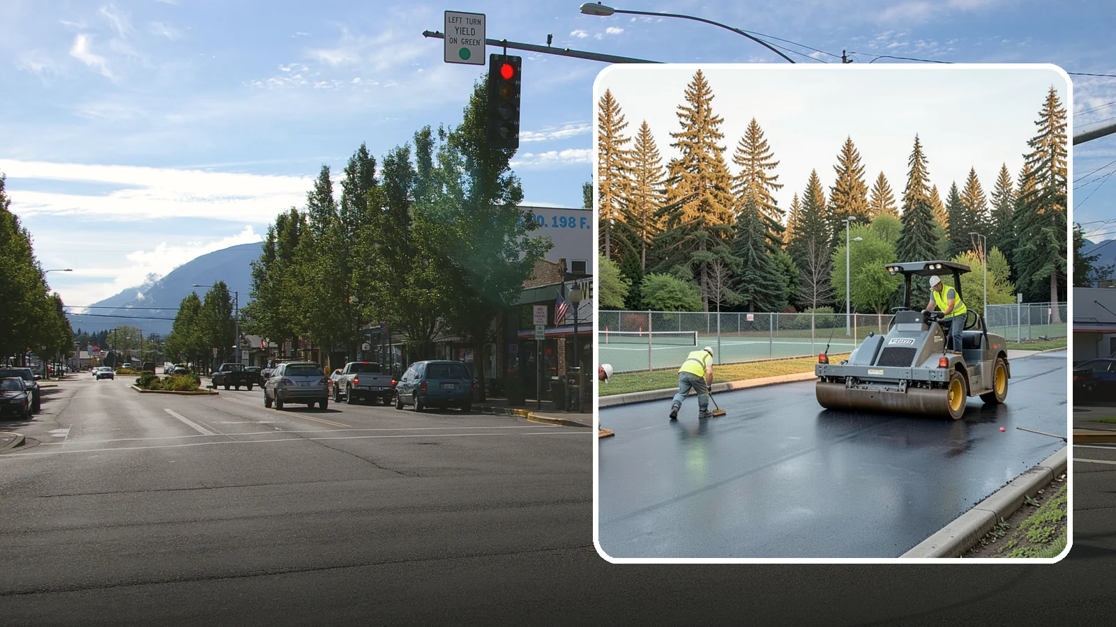 Court Resurfacing (Acrylic) in North Bend, King County, WA - An acrylic resurfacing service that restores tennis, pickleball, and basketball courts across Western Washington municipal...