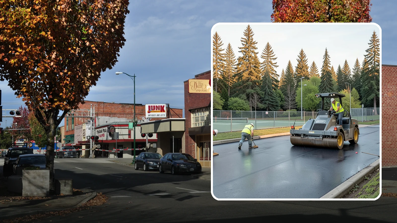 Court Resurfacing (Acrylic) in Puyallup, Pierce County, WA - An acrylic resurfacing service that restores tennis, pickleball, and basketball courts across Western Washington municipal...