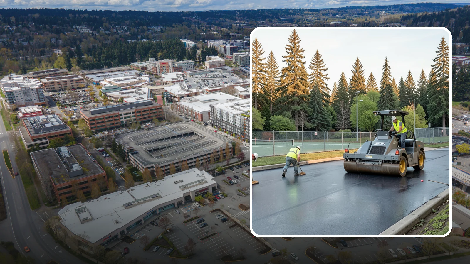 Court Resurfacing (Acrylic) in Redmond, King County, WA - An acrylic resurfacing service that restores tennis, pickleball, and basketball courts across Western Washington municipal...
